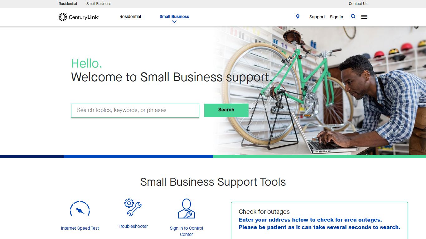 Welcome to Small Business support. - CenturyLink
